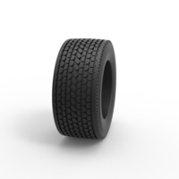 Super single semi tire Scale 1:25 - Thumbnail 3