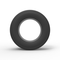 Super single semi tire Scale 1:25 - Thumbnail 5