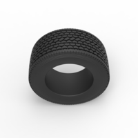 Super single semi tire Scale 1:25 - Thumbnail 6