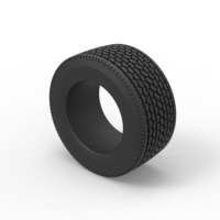 Super single semi tire Scale 1:25 - Thumbnail 7