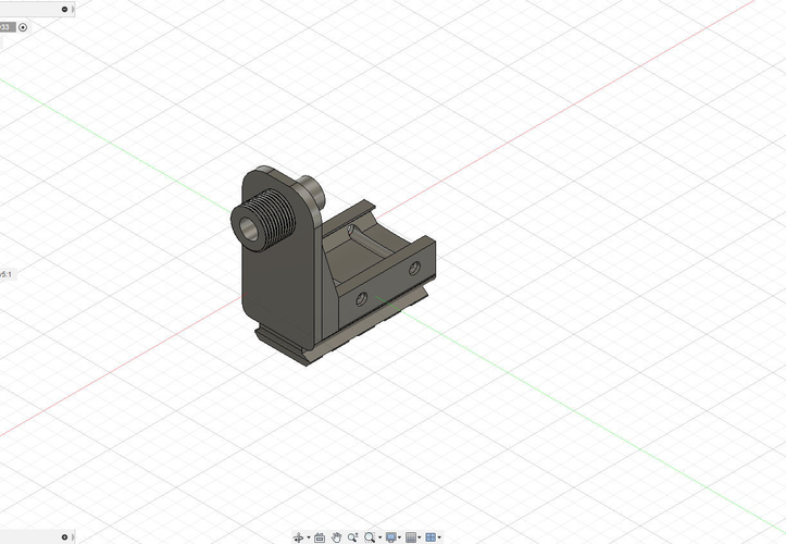 AIRGUN SILENCER SOUND MODERATOR FOR PISTOL 3D Print 485376