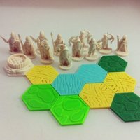 Small Pocket-Tactics: Men of Midgard 3D Printing 48538