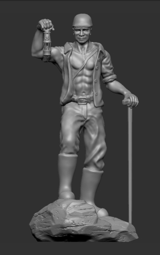 Miner of Rudna 3D Print 485496