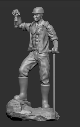 Miner of Rudna 3D Print 485497