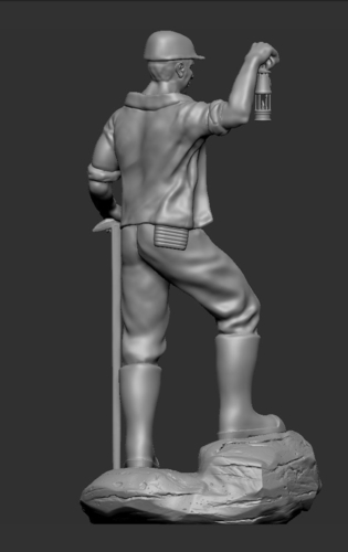 Miner of Rudna 3D Print 485501