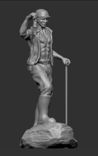 Miner of Rudna 3D Print 485503