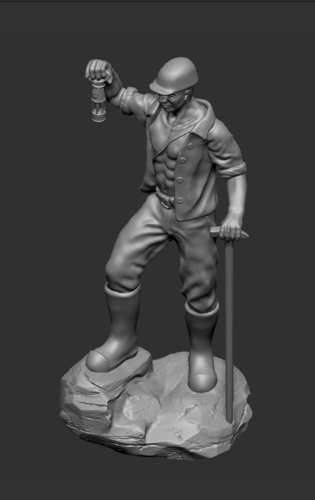 Miner of Rudna 3D Print 485504