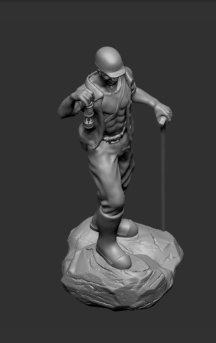 Miner of Rudna 3D Print 485507