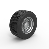Super single semi wheel Scale 1:25 - Thumbnail 2