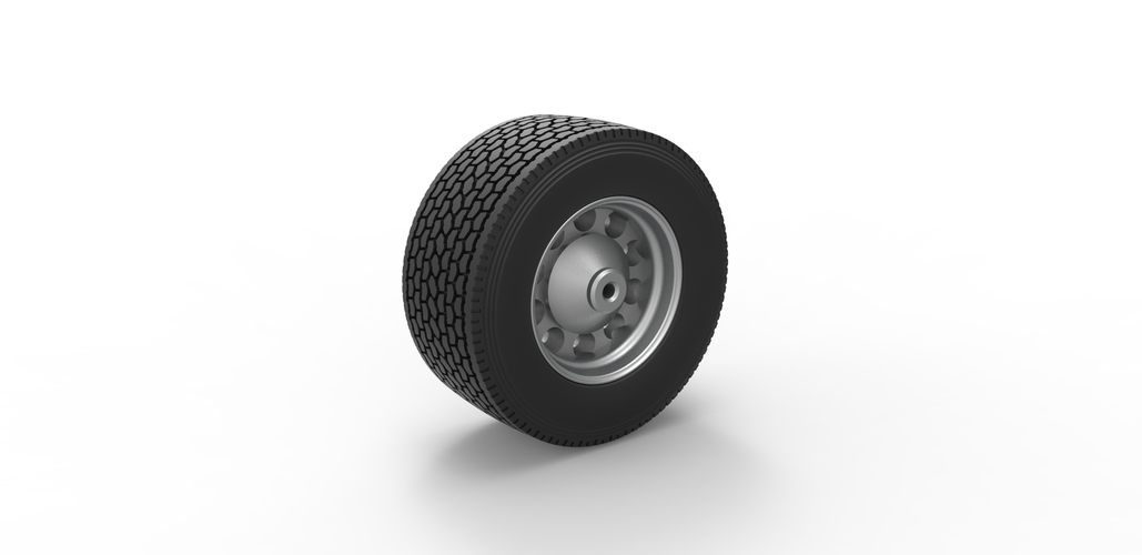 Super single semi wheel Scale 1:25 3D Print 485515