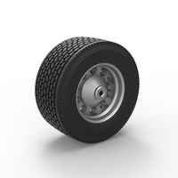 Super single semi wheel Scale 1:25 - Thumbnail 8