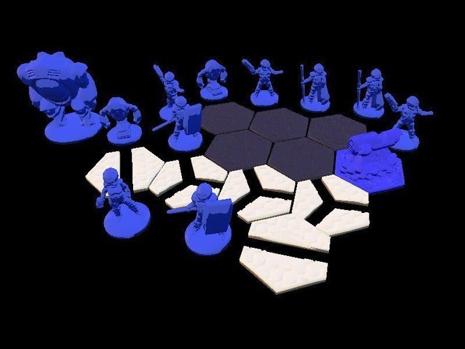 Pocket-Tactics: Dominion Task Force 3D Print 48554