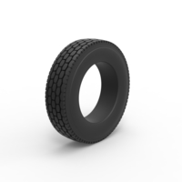 Semi truck tire Scale 1:25 - Thumbnail 2