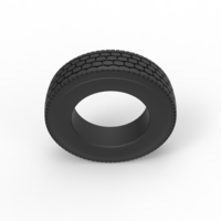 Semi truck tire Scale 1:25 - Thumbnail 6