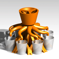 SCHNAPSKRAKE - SHOT FILLER EIGHTFOLDS AT THE SAME TIME. - Thumbnail 1