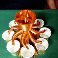 SCHNAPSKRAKE - SHOT FILLER EIGHTFOLDS AT THE SAME TIME. - Thumbnail 2