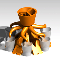 SCHNAPSKRAKE - SHOT FILLER SIXFOLDS AT THE SAME TIME. - Thumbnail 1