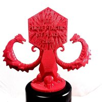 Small Pocket-Tactics 2014 Tournament Trophy 3D Printing 48566