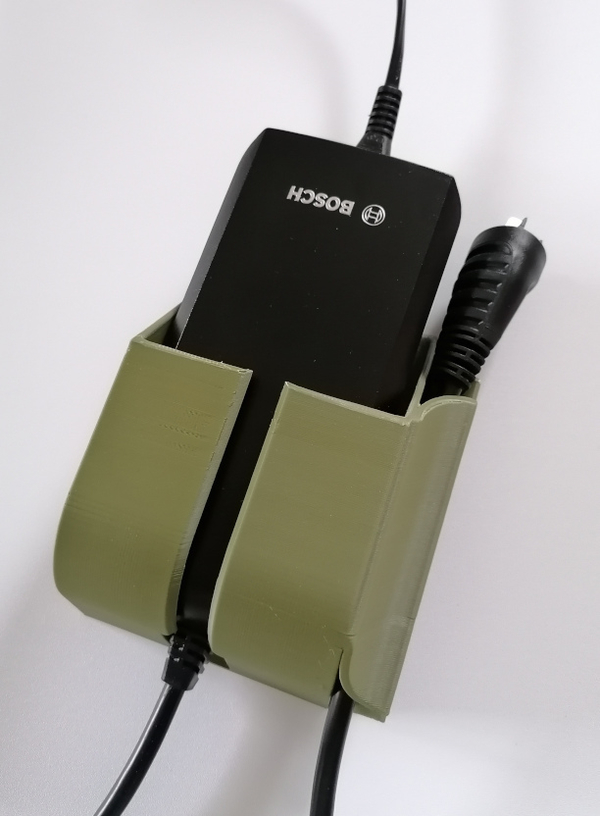 Holder for Bosch e-bike charger