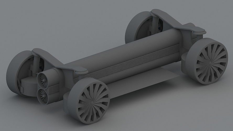 TubeCar Winter 3D Print 485714