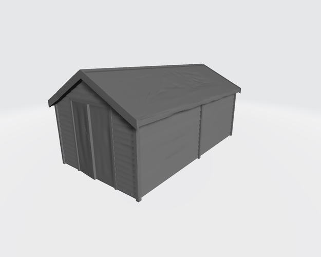 OO HO Gauge Shed for Model Railway 3D Print 485730