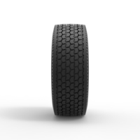 Front float 6 spoke wheel of old school truck 1:25 - Thumbnail 4