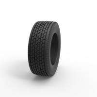 Semi truck tire 2 Scale 1:25 - Thumbnail 3