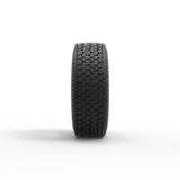 Semi truck tire 2 Scale 1:25 - Thumbnail 4