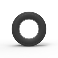Semi truck tire 2 Scale 1:25 - Thumbnail 5
