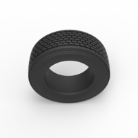 Semi truck tire 2 Scale 1:25 - Thumbnail 6