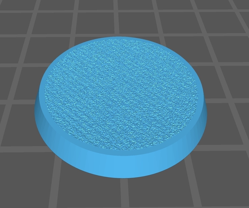 25mm Model Base (Basic Texture)