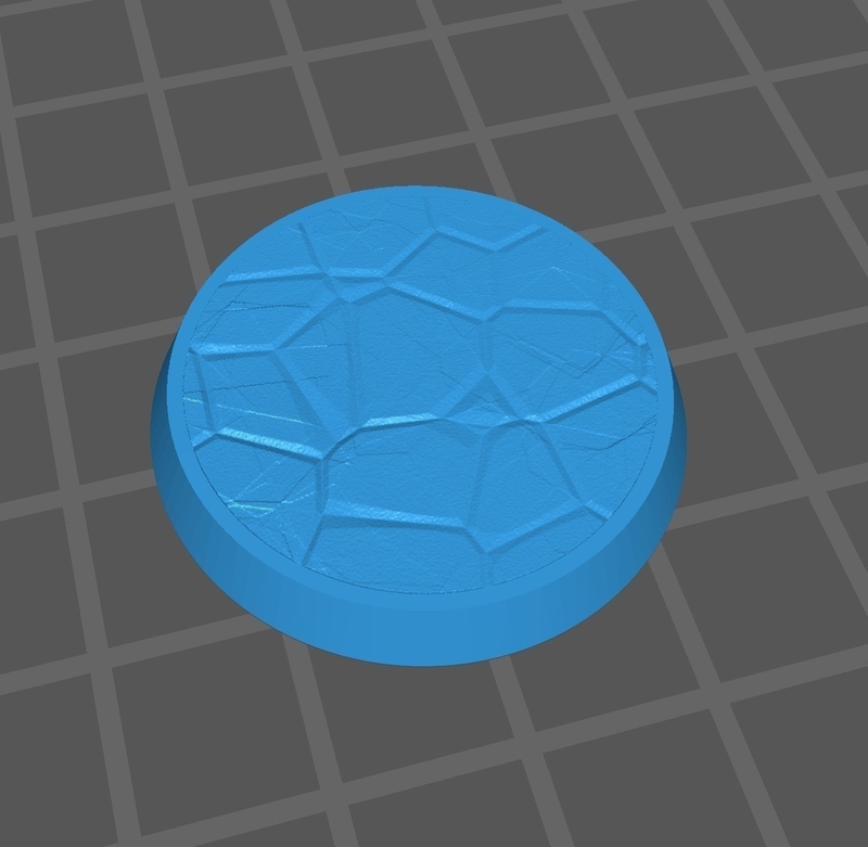 25mm Model Base (Stone Texture 2)