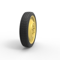 Space saver Spare wheel Scale 1:25 - Thumbnail 3