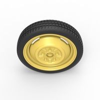Space saver Spare wheel Scale 1:25 - Thumbnail 6