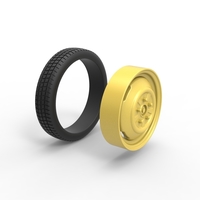 Space saver Spare wheel Scale 1:25 - Thumbnail 9