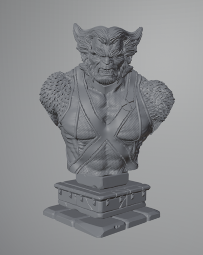 Beast X-Men Bust 3D Print 485779