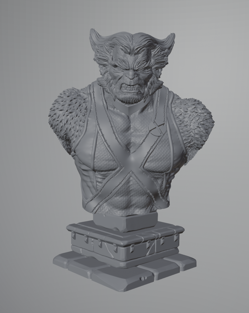 Beast X-Men Bust