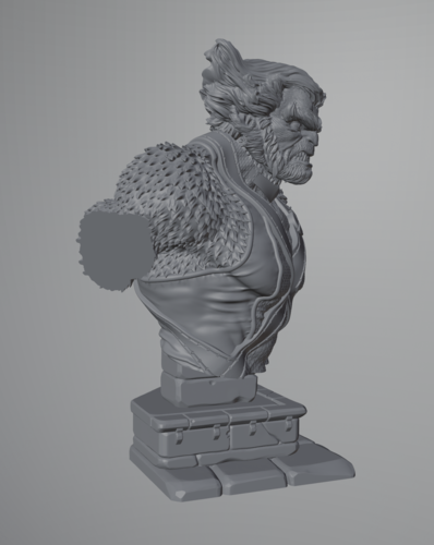 Beast X-Men Bust 3D Print 485783