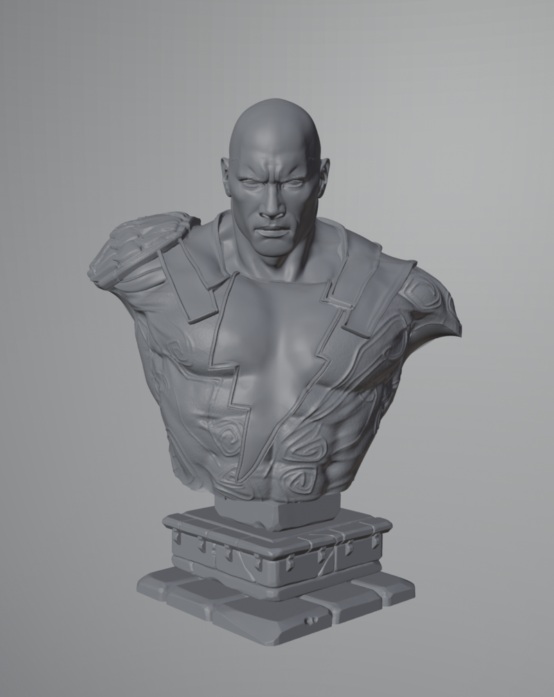 Black Adam Bust