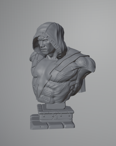 Black Adam Bust 3D Print 485790