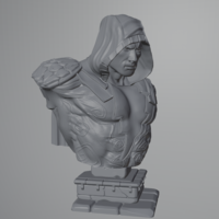 Black Adam Bust - Thumbnail 4