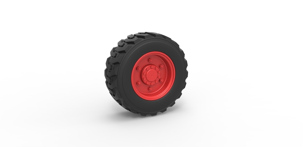 Diecast Heavy equipment wheel Scale 1:25 3D Print 485839