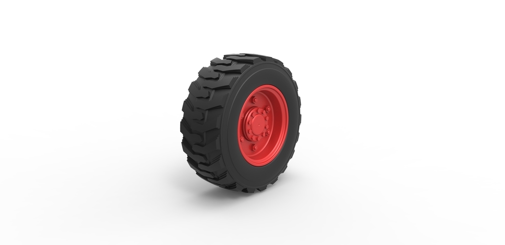 Diecast Heavy equipment wheel Scale 1:25 3D Print 485840