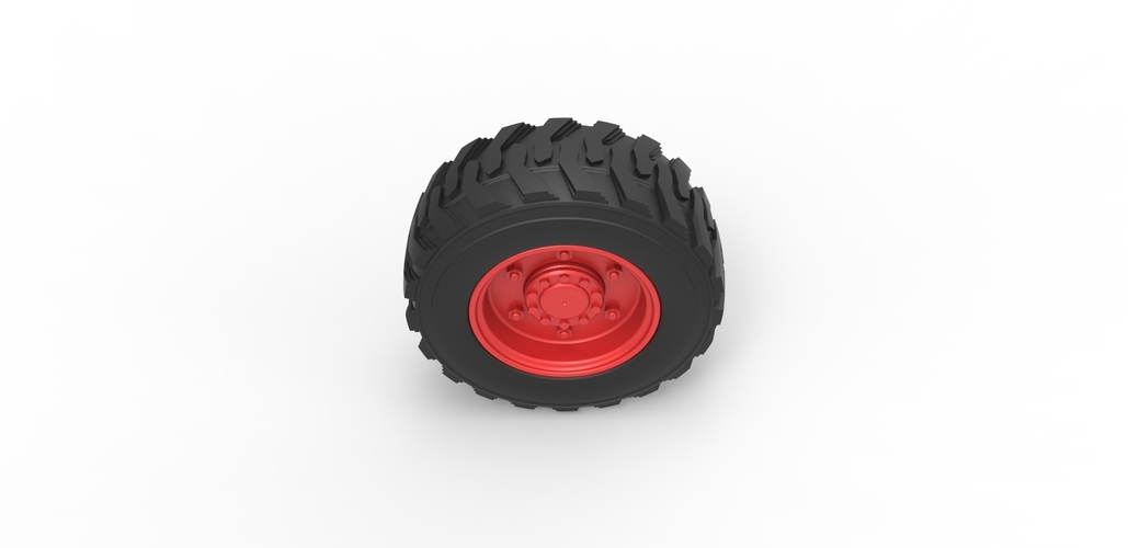 Diecast Heavy equipment wheel Scale 1:25 3D Print 485844