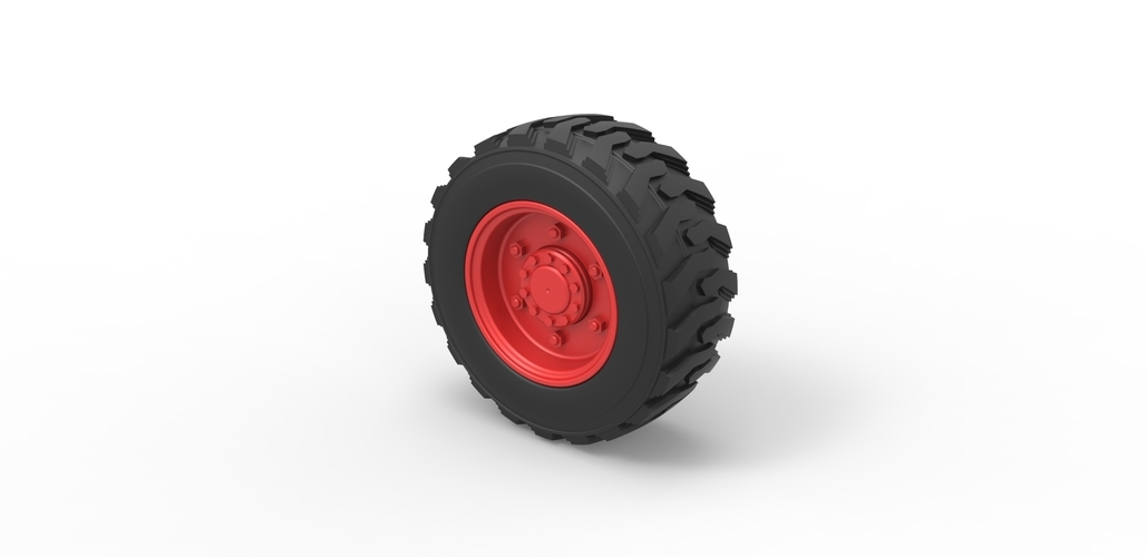 Diecast Heavy equipment wheel Scale 1:25 3D Print 485845