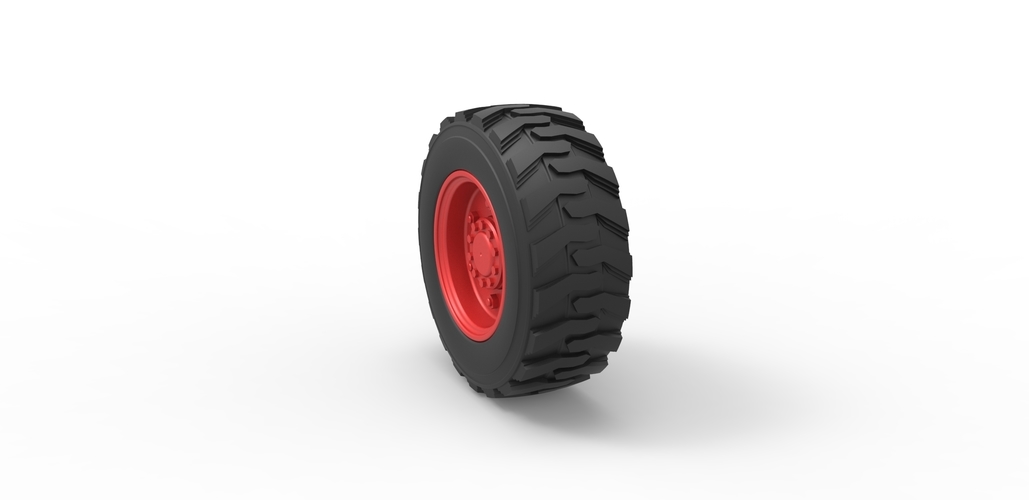 Diecast Heavy equipment wheel Scale 1:25 3D Print 485846