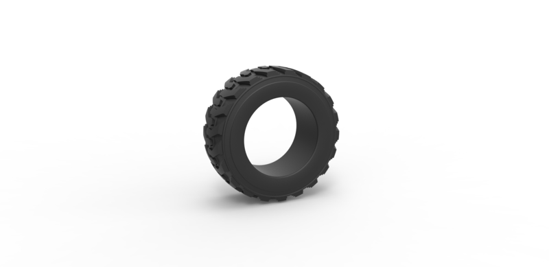 Diecast Heavy equipment tire Scale 1:25