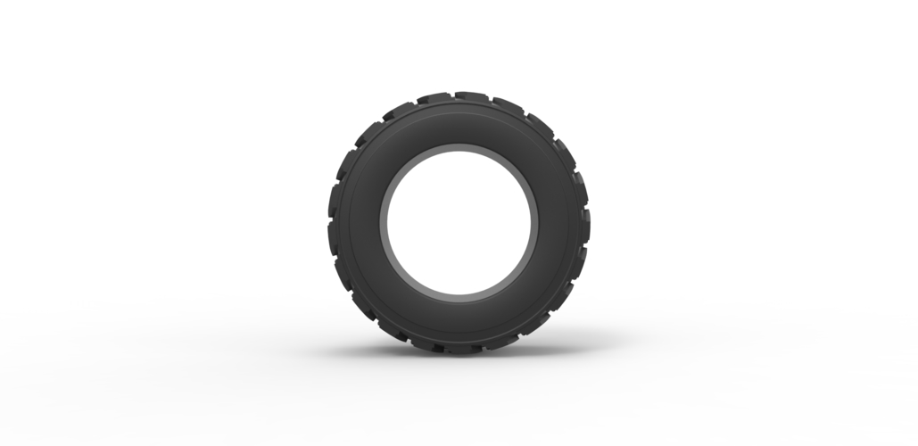 Diecast Heavy equipment tire Scale 1:25 3D Print 485886