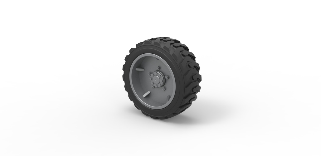 Diecast Heavy equipment wheel 2 Scale 1:25 3D Print 485896