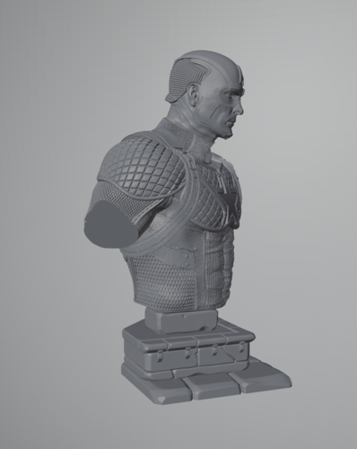 Captain America Secret Empire Bust 3D Print 485906